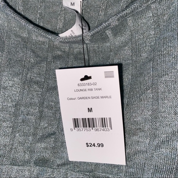 Sage Crop tank and cardigan bundle - Picture 3 of 6